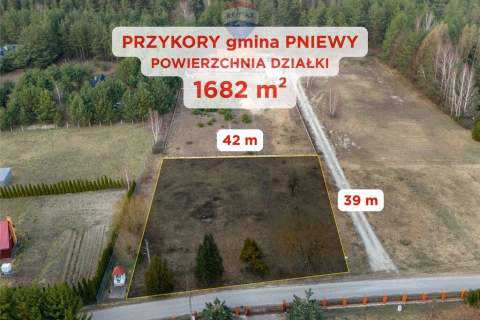 Działka budowlana - Przykory gmina Pniewy