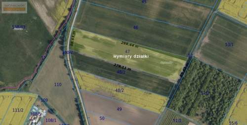 Szymanów 1,17 ha Inwestyc. 4.U/P 70% zabudowy