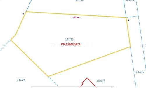 Działka budowlana blisko jeziora, m. Prażmowo SWJM