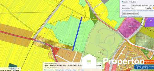 Opole lubelskie działka 6608 m2 budowlano-rolna