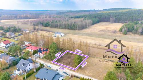Hutki gm.Konopiska Działka z pozwoleniem na budowę