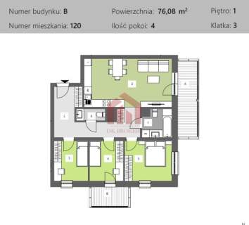 Gotowe 2 balkony 4 POKOJE 7500/m2