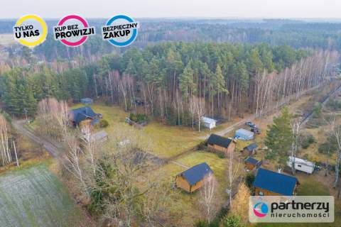 1,5 ha Bory Tucholskie Dom całoroczny 2 domki 