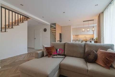 Apartament dwupoziomowy 74 m2 z ogródkiem 32 m2