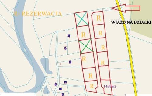 Działka budowlana na sprzedaż, 1438 m2, Ptaki