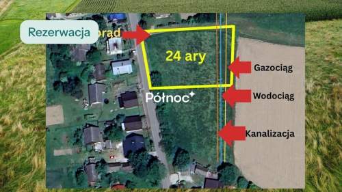 Działka budowlana w Bessowie k/Bochni
