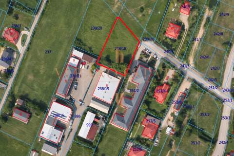 DZIAŁKA BUDOWLANA MPZP 1776M2 UL. KRĘTA
