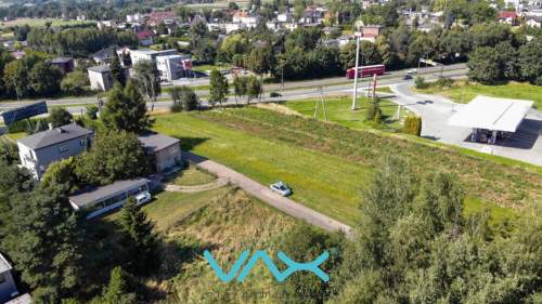 Działka inwestycyjna bezpośrednio przy trasie DK81