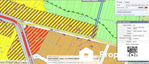 Opole lubelskie działka 6608 m2 budowlano-rolna