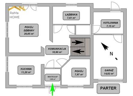 Przestronny, funkcjonalny dom 141 m w Wielogłowach