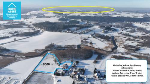 Dom 197 m na działce 9000 m Somonino Natura