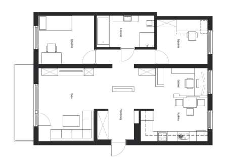 Apartament nieopodal centrum miasta.