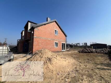 Dom bliźniak stan deweloperski - Brzeziny 5 pokoi