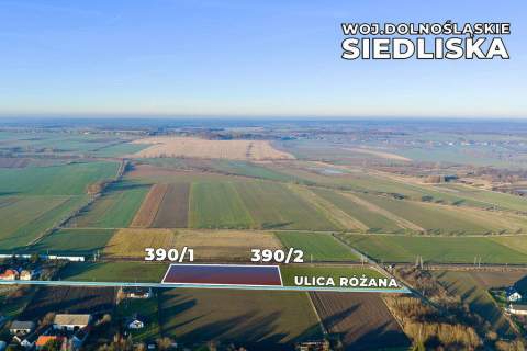 Dwie działki 6.859 m w pobliżu Legnicy