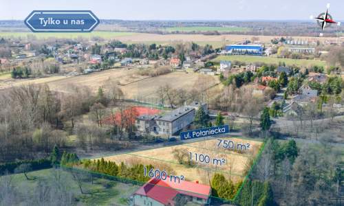 Działka pod dom/usługi 750 m w Wyczerpach