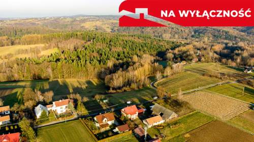 Działka budowlana 18 ar Tuchów, widokowa
