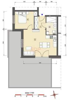 Apartament z potencjałem SPA - taras 46,47 m2