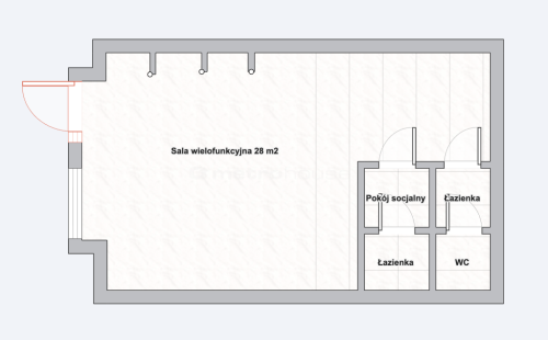 Witryna duży ruch pieszych, lokal 35 m