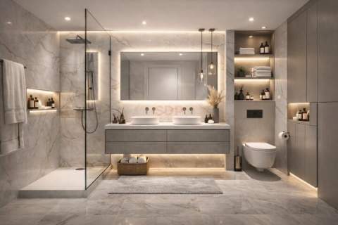 Dom w zabudowie szeregowej - 40m2 salonu - Garaż w bryle budynku