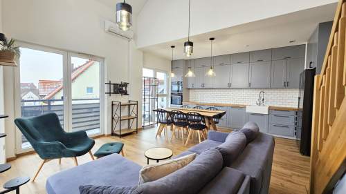 Apartament z antresolą taras balkon Przecław