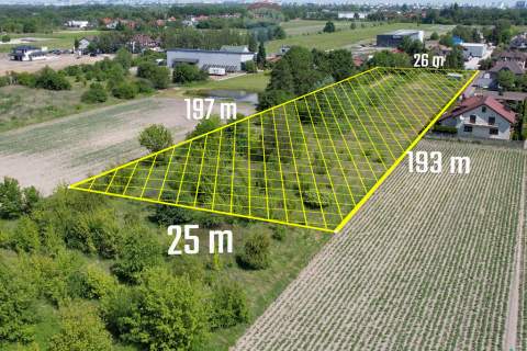 Ursynów, Działka 4963m2 z WZ na 6 lokali