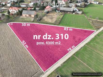Działka 4300m2 niedaleko Konstancina I mpzp