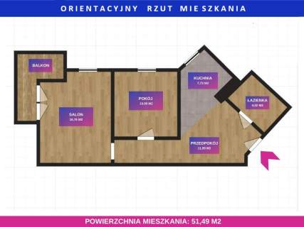Atrakcyjne 2-pokojowe z widokiem na las Olsztyn-Redykajny