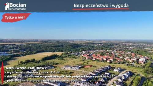 Uzbrojona słoneczna działka Osiedle nad jeziorem
