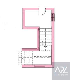 Dom szeregowy o pow. 68,4 m2 w Zieleniewie 