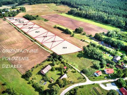 Duże działki budowlane - Nowy Chwalim gm. Barwice.