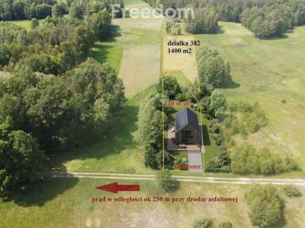 Działka budowlana/rekreacyjna 2900m2 Ostrownica