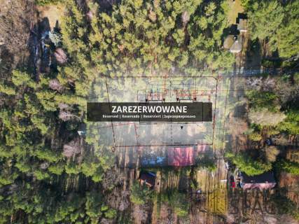 Piękna działka 2100m2 MPZP k. Zalesia Górnego