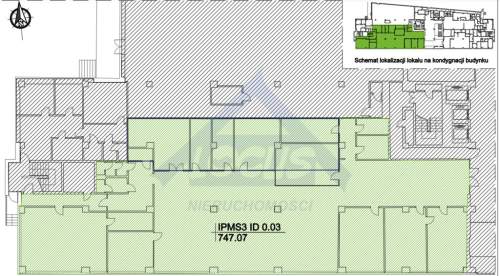 Biuro do wynajęcia Wola 747m2 parter
