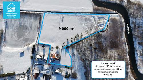 Dom 197 m na działce 9000 m Somonino Natura