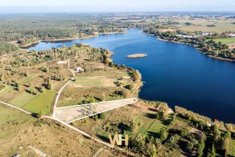 Działka budowlana nad jeziorem 2983 m2 Mazury