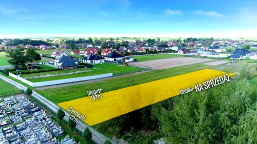 Działka 31 arów Warunki Zabudowy - Trzeboś