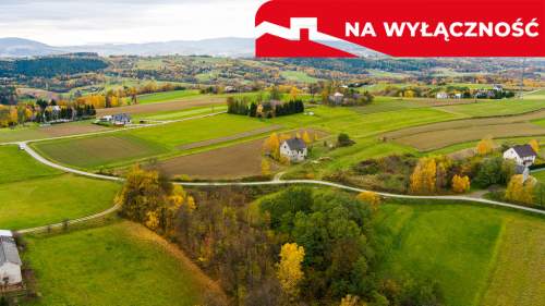 Działka budowlana Bobowa widokowa