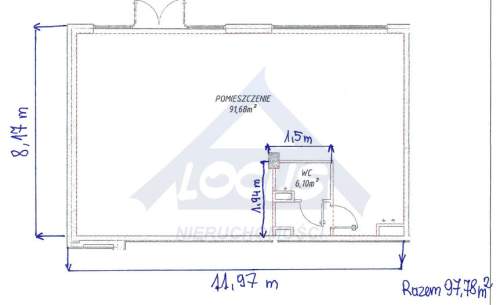 Lokal handlowo - usługowy 98,5 m2 wynajem Wilanów