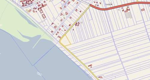 Działka z WZ 85x101 m 200 m od Wisły