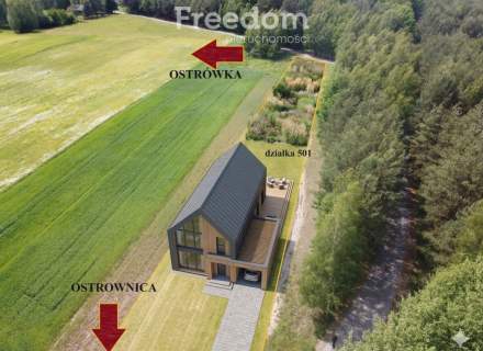 Działka budowlana/rekreacyjna 1400m2 Ostrownica