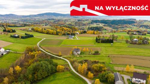 Działka budowlana widokowa Bobowa 15 ar
