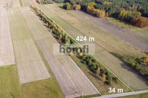 Działka z warunkami zabudowy, 20 km od Kielc