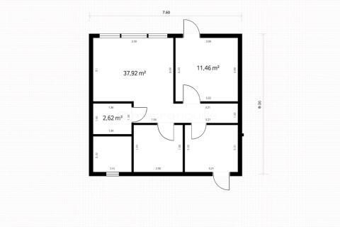 Mieszkanie na sprzedaż, 54,25 m2, Warszawa