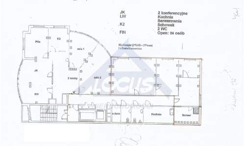 Mokotów metro 600m2 w biurowcu do wynajęcia.