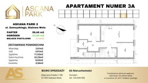 ASCANA PARK II Apartament z ogródkiem