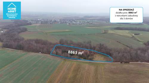 Działka z WZ i pozw. na budowę w otoczeniu lasu.