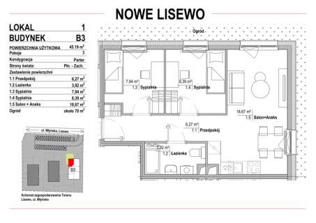Nowe mieszkanie w Lisewie