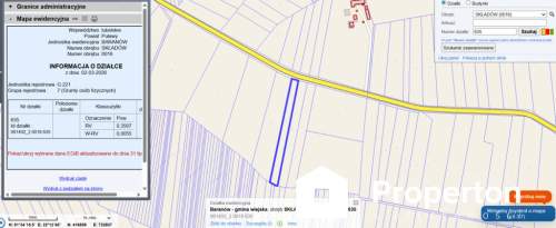 Na sprzedaz działka rolna gm Baranów 3562 m2