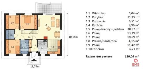 Dom stan surowy w Okuniowcu k. Suwałk