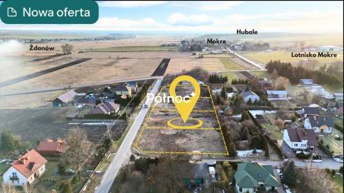 14 arowe działki budowlane Mokre. Obrzeża Zamościa